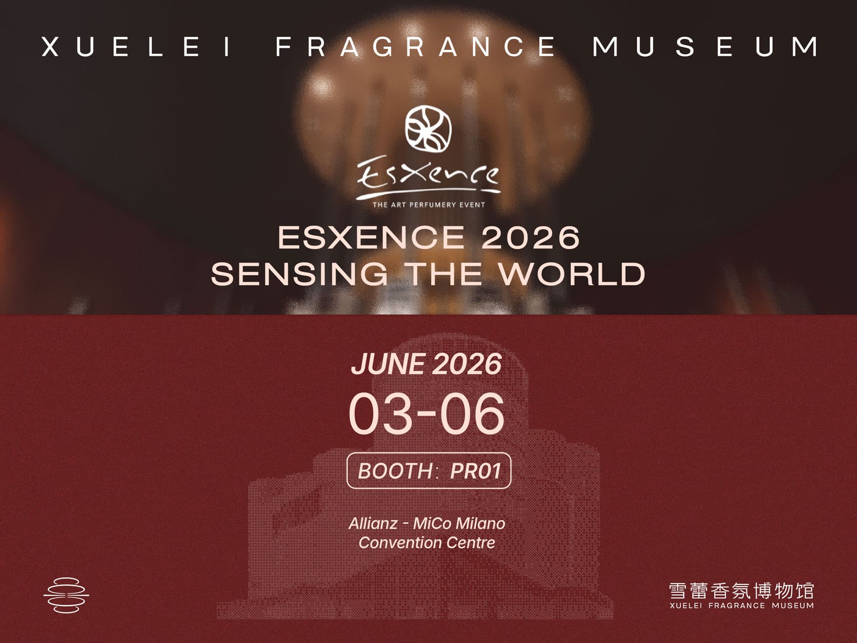 雪蕾香氛博物馆亮相ESXENCE 2026米兰国际艺术香水展