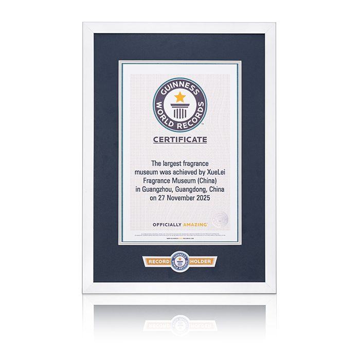 GUINNESS WORLD RECORDS THE LARGEST FRAGRANCE MUSEUM